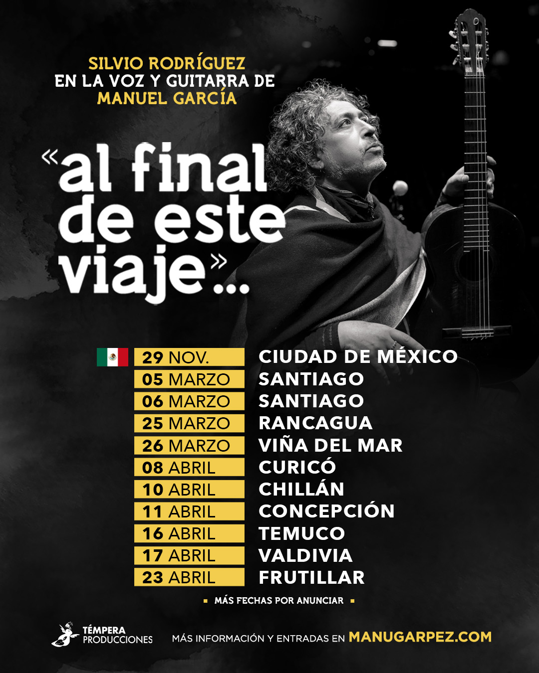 Manuel García anuncia nueva gira tributando a Silvio Rodríguez
